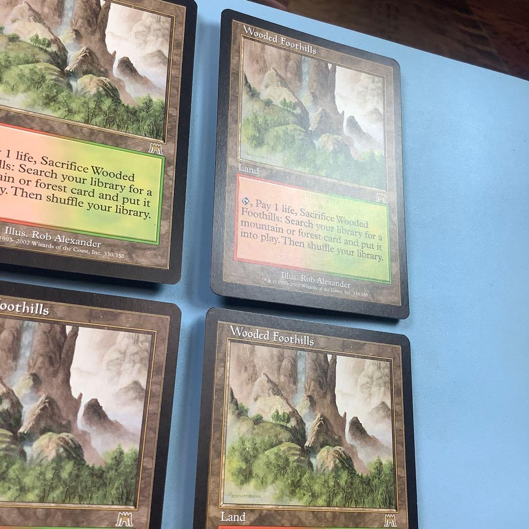 樹木茂る山麓/Wooded Foothills ONS英語4枚セット