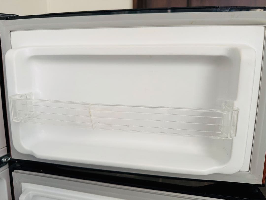 冷凍冷蔵庫 87L 木目調 アイリスオーヤマ