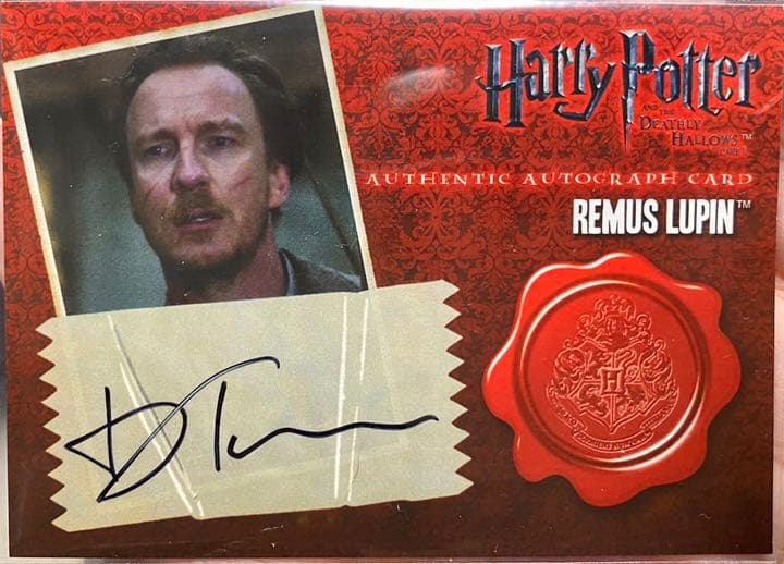 販売 デヴィッド・シューリス サインカード ハリポタリーマス