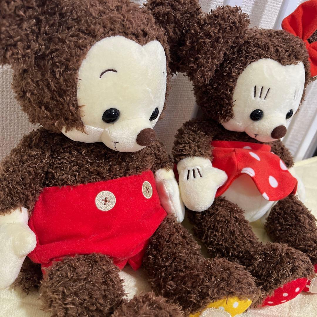 ミニークチュールミニーズドールミッキーミニーぬいぐるみダッフィー限定