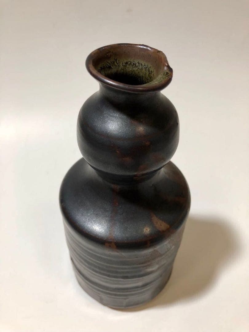 薩摩長太郎焼 角ひさご徳利】 三代長太郎 有山流石 - メルカリ