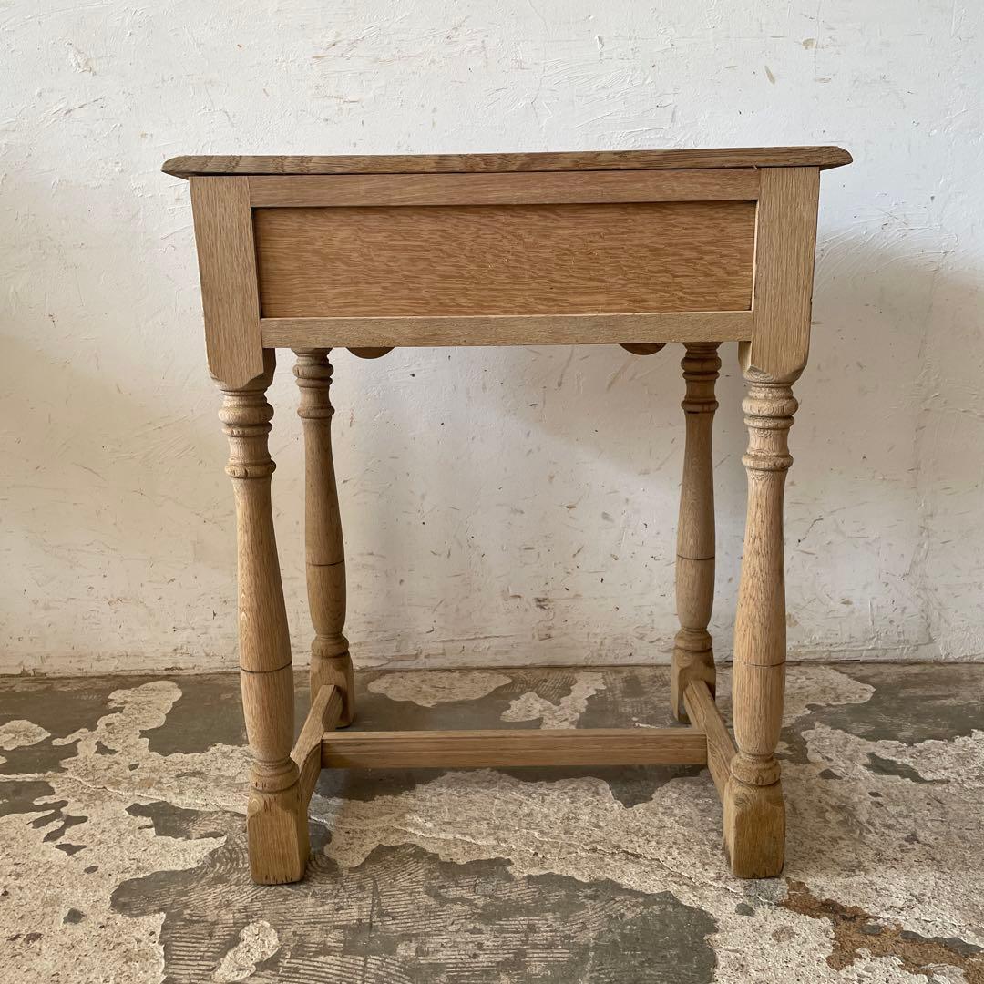 ビンテージ ドロワーサイドテーブル ドロワーベッドサイドテーブル 剥離