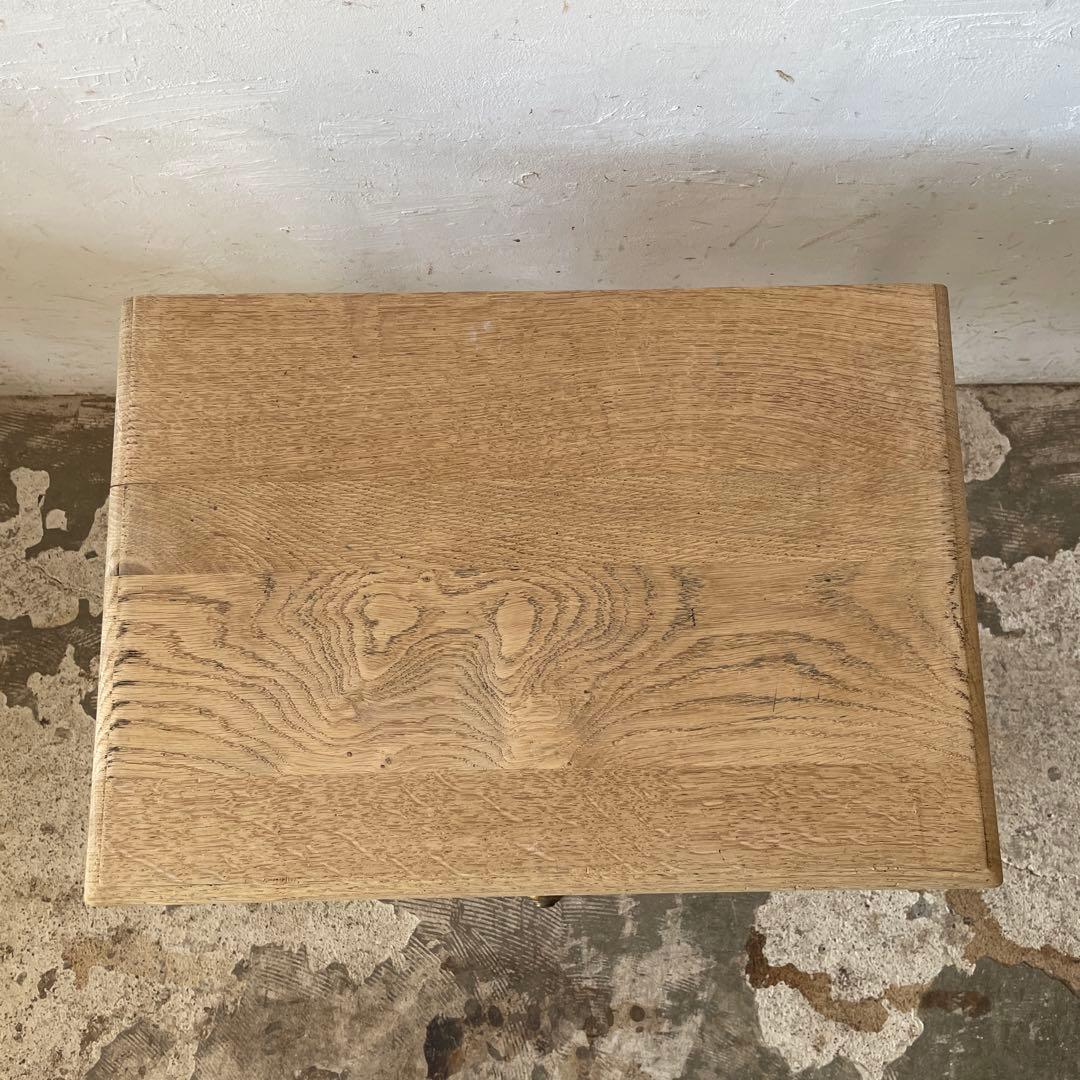 ビンテージ ドロワーサイドテーブル ドロワーベッドサイドテーブル 剥離