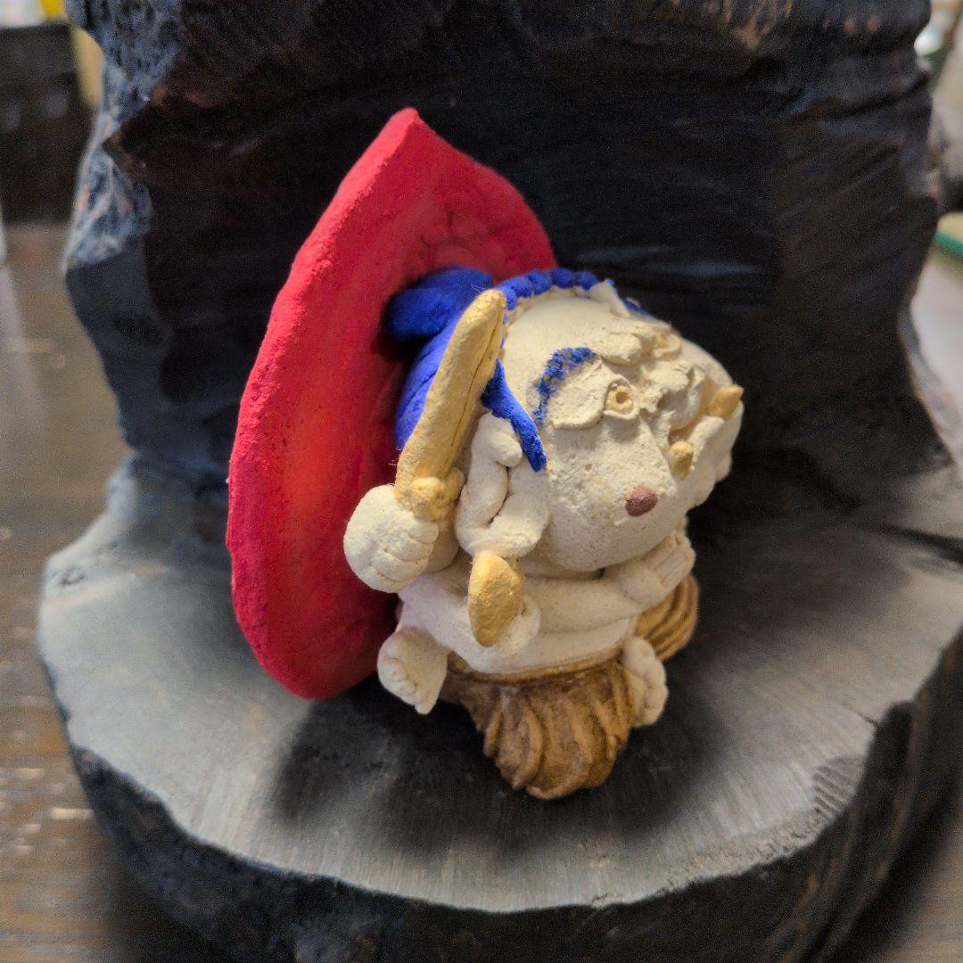 小林牧牛さんの閻魔さんの陶人形 - メルカリ