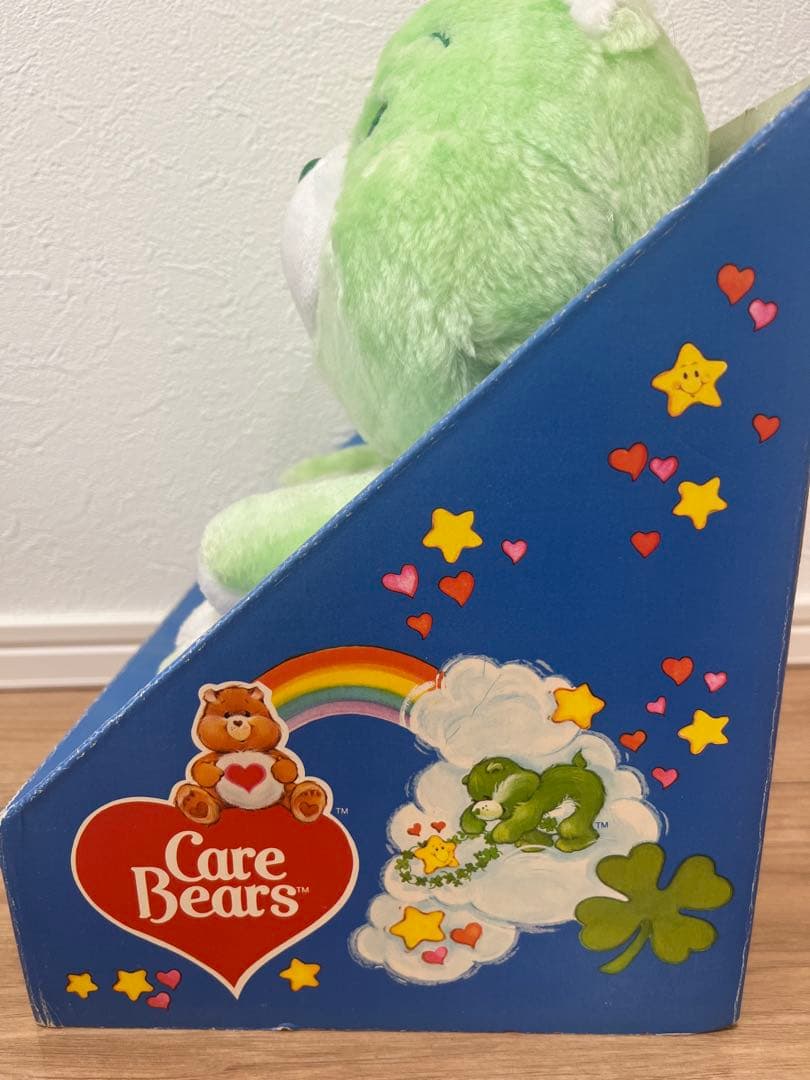 ケアベアグッドラックベア　ケナー社ビンテージぬいぐるみ