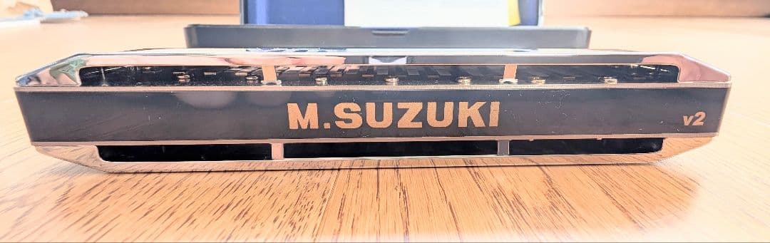 【美品】M.SUZUKI JAPANSCX-64 ハーモニカCHROMATIX