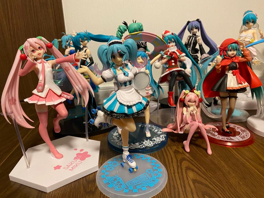 初音ミク桜ミクフィギュアまとめ売り19体