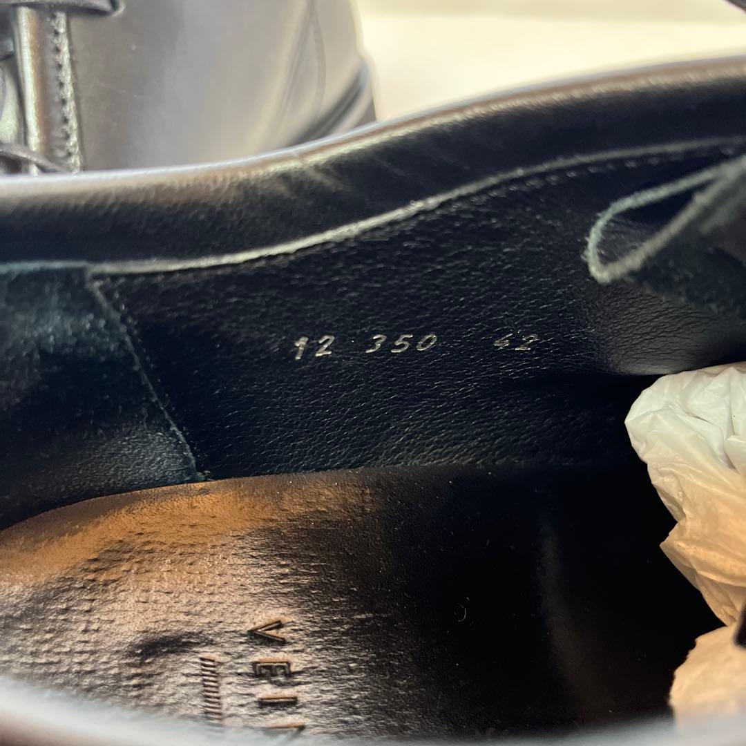 VEIN カウレザー チロリアン シューズ ブーツ 黒42