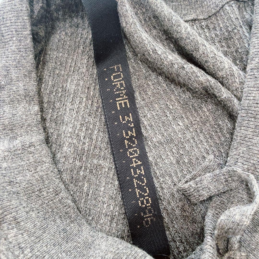 フォルメデエクスプレッション メンズニットサルエルパンツ チャコール