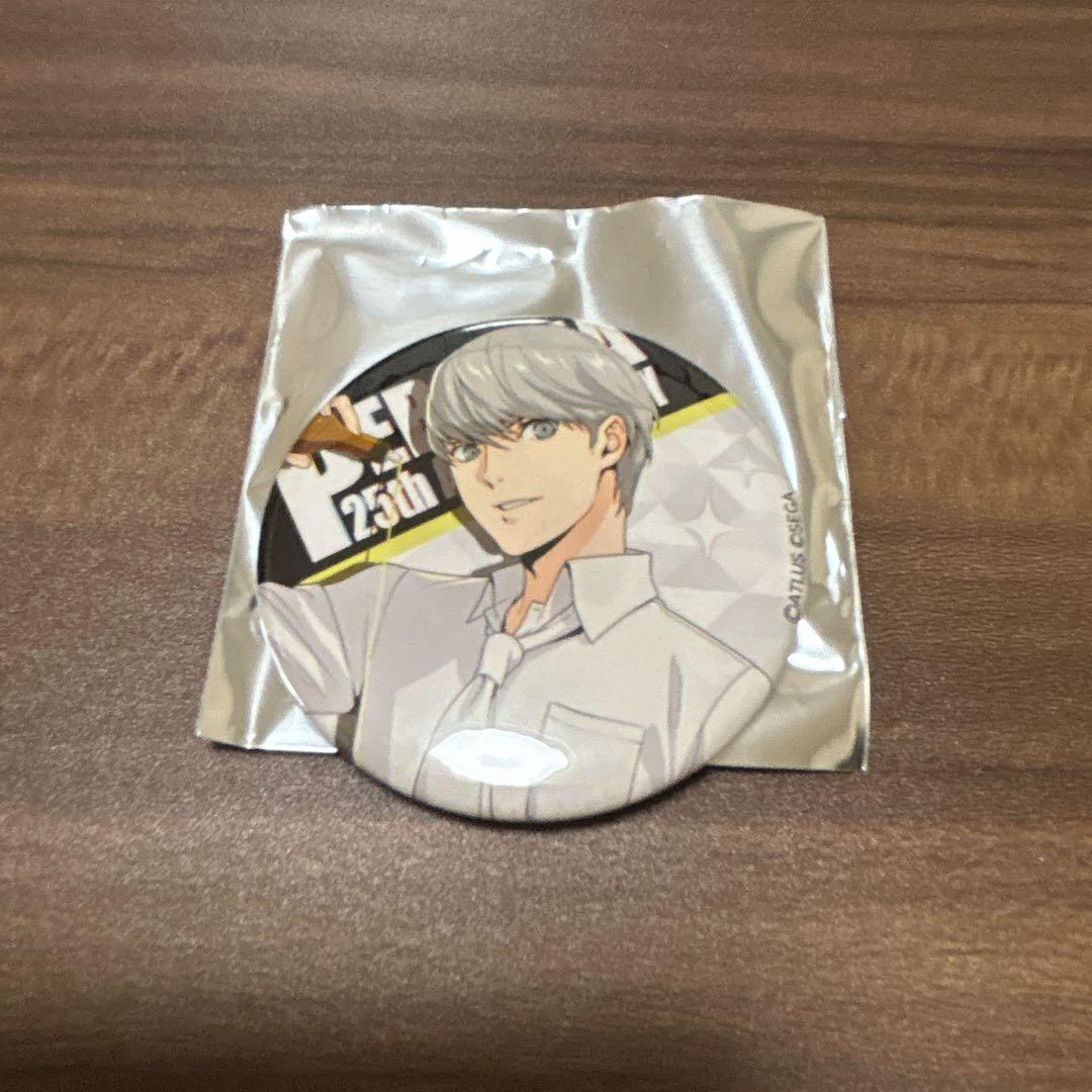 ペルソナ 25th セガコラボカフェ 缶バッジ P4 主人公 鳴上悠 - メルカリ