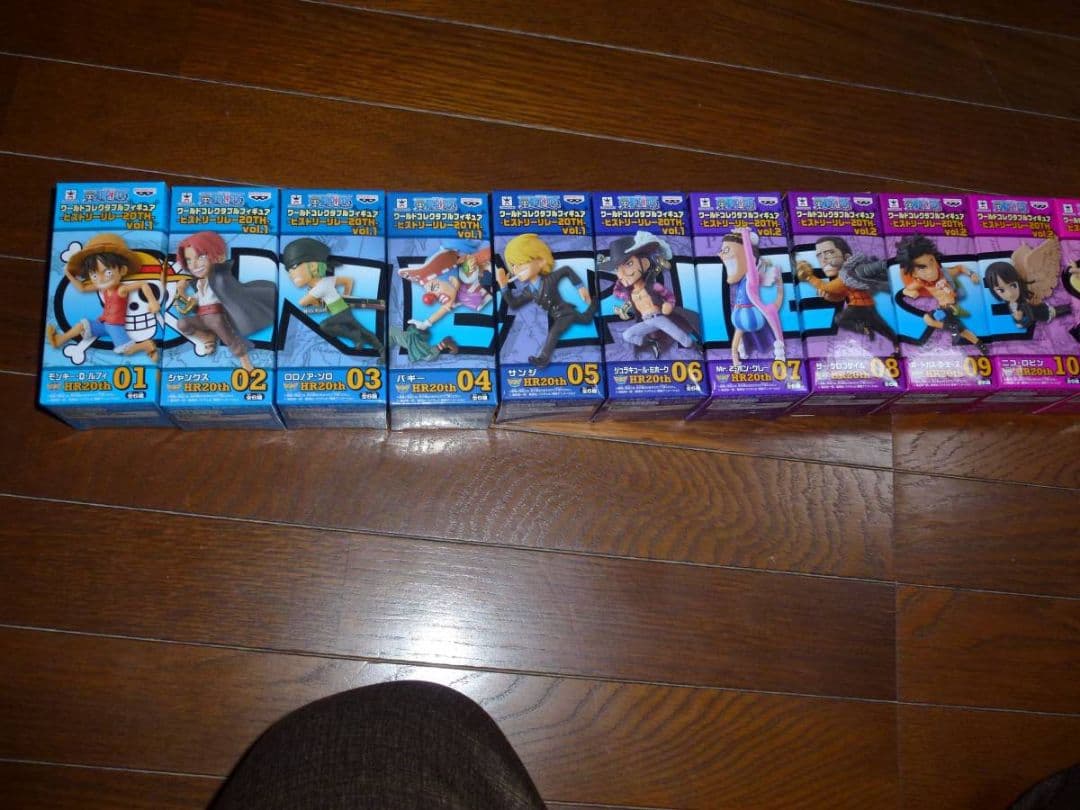 ワンピース　ワールドコレクタブルフィギュア　20th リレー　30種セット