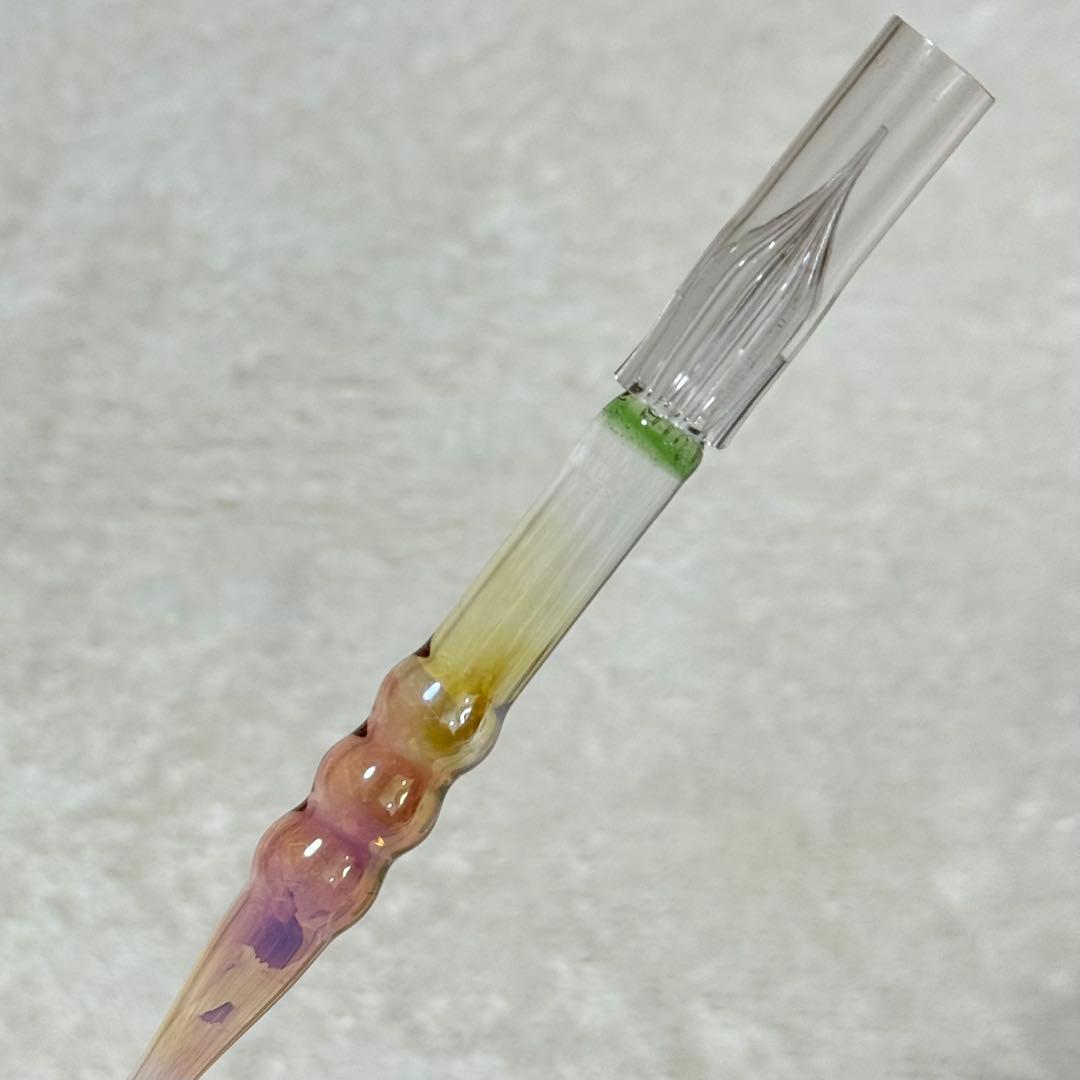 未使用】川西硝子 ガラスペン 十二 グラデーション 希少品 - メルカリ