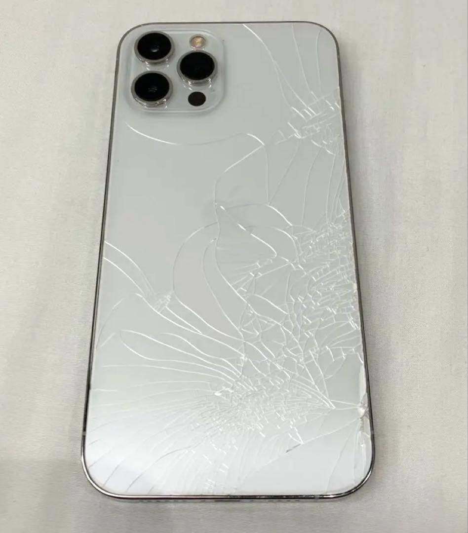 iPhone12 Pro MAX 256GB 初期化済 本体のみ ジャンク品 白 - メルカリ