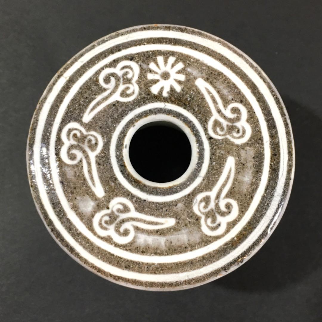 茶道具 十三代中里太郎右衛門窯 唐津三島 蓋置 共箱