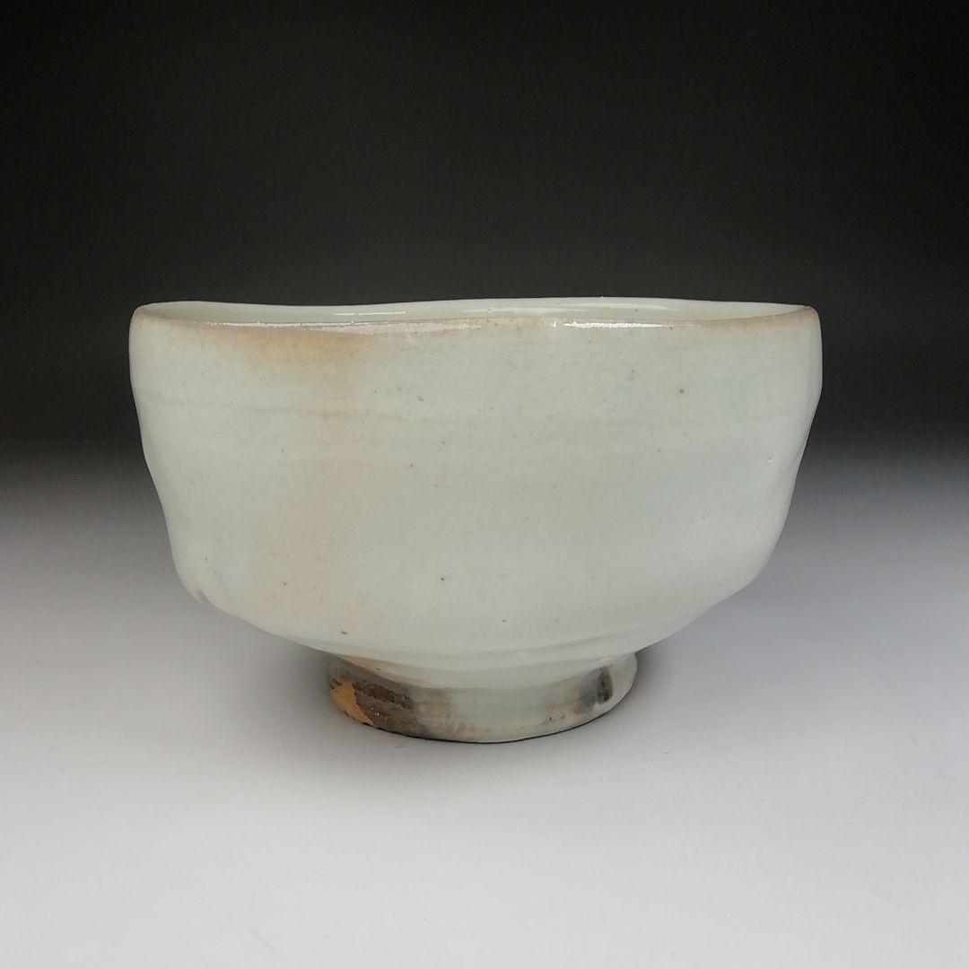 T461 茶碗 『粉引茶碗』『子の日窯 大島久興 作』 共箱 抹茶碗