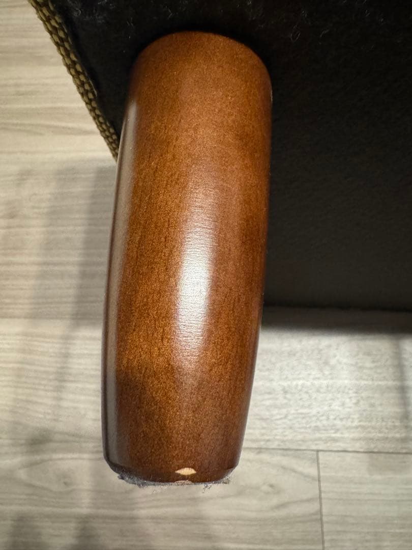 カリモク60　オットマン　マスタードイエロー