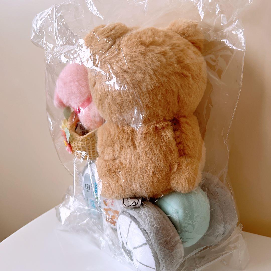 【ゆうゆう】リラックマルシェ　マルシェノコイヌ　自転車　ぬいぐるみ　限定