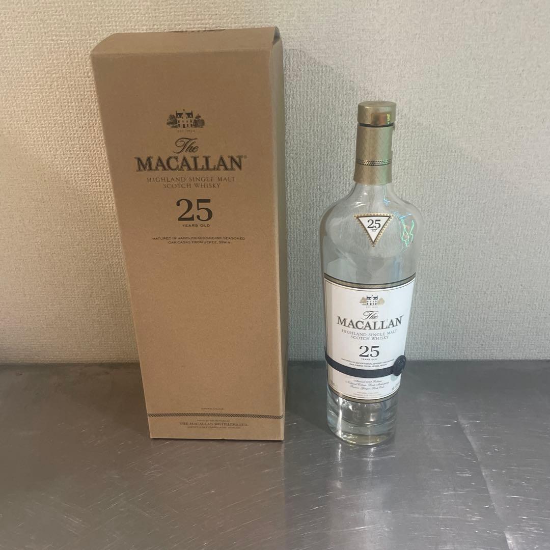 MACALLAN マッカラン 25年 700ml 空瓶 1本 MACALLAN マッカラン 25年