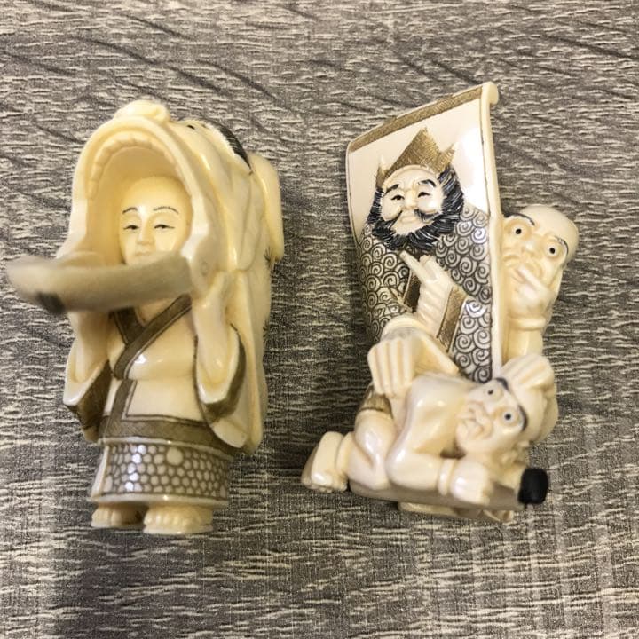 時代根付 在銘 同作者8点