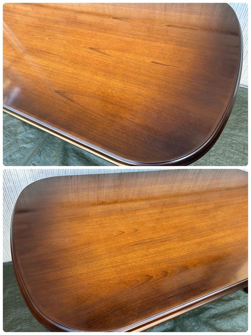 【ダイニングテーブル】国産　カリモク　コロニアル　オールドカリモク