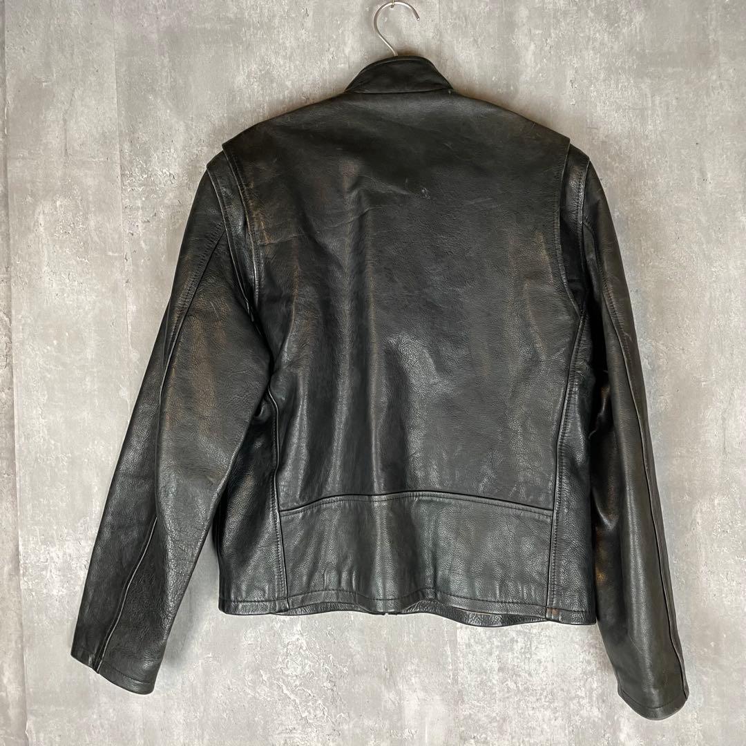 イギリス製】DUFFER レザージャケット シングルライダース 高級