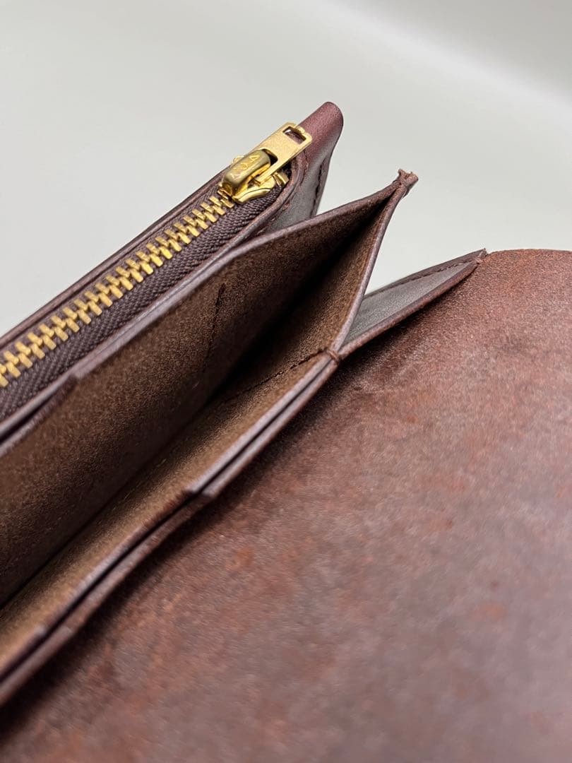 【値下げ】トラッカーウォレット　ラフィアン(ホーウィン社)①