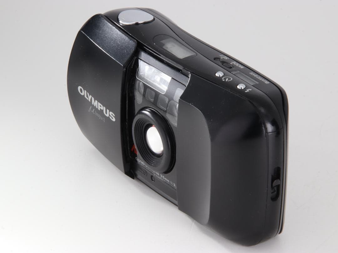 動作確認済】OLYMPUS μ オリンパス ミュー ブラック #5969