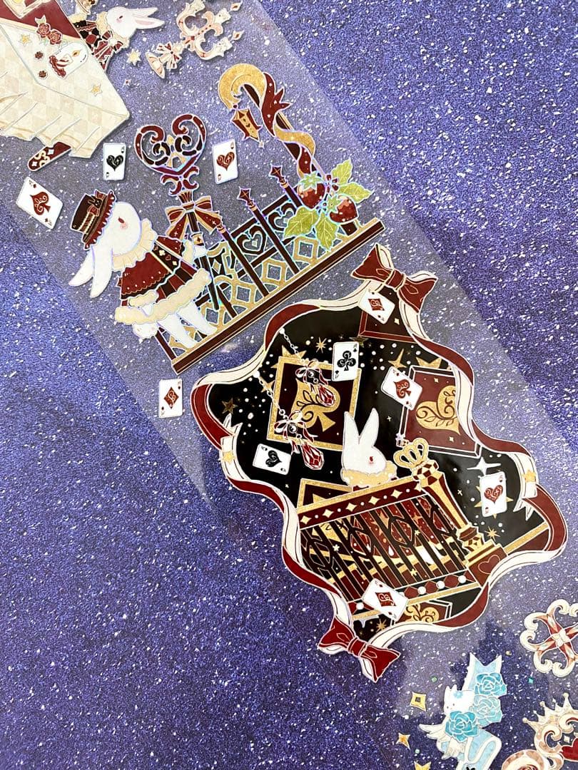 K151】海外PET マスキングテープ マステ切り売り アリス