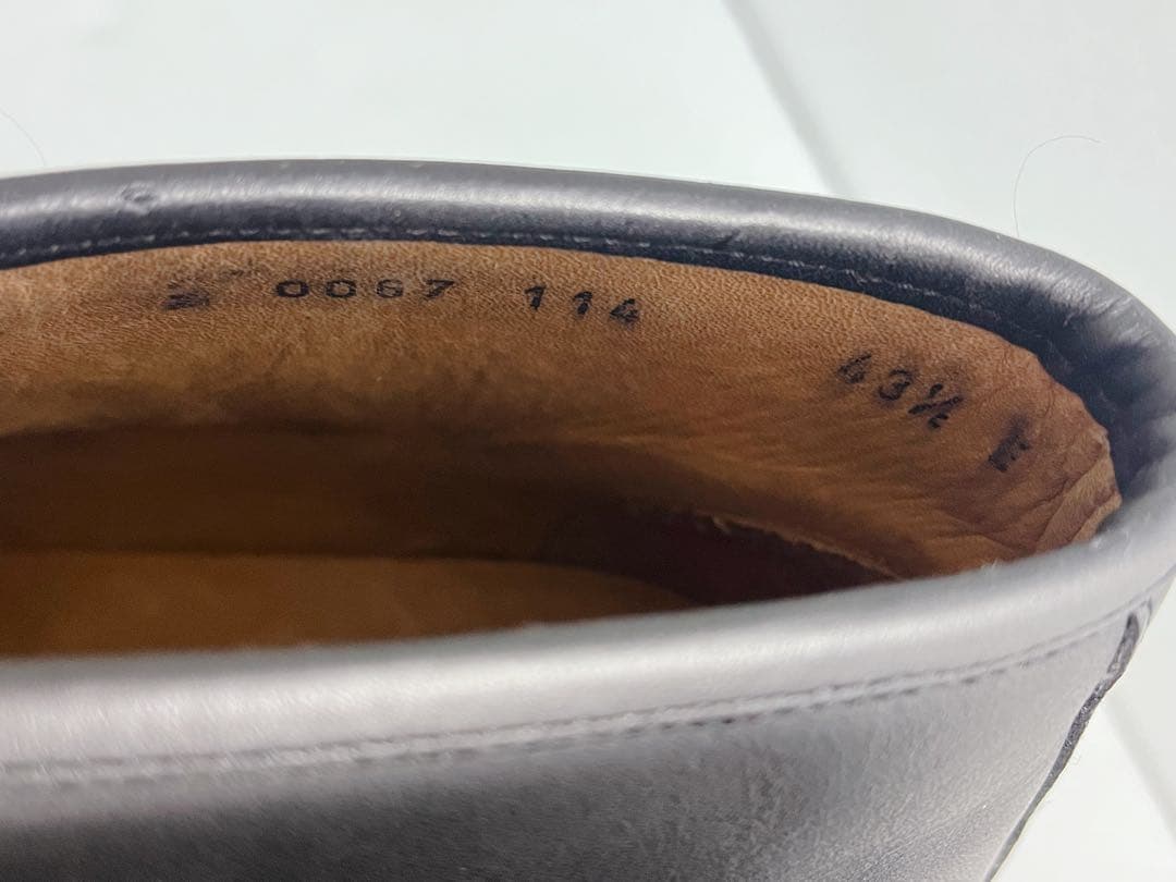 GUCCI グッチ ビットローファー黒 約28〜28.5cm 43 1/2 美品