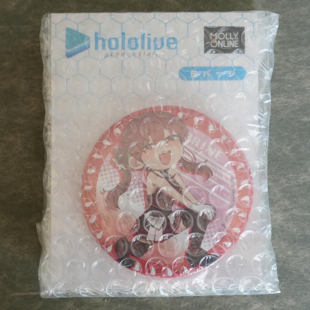 ホロライブ クッション、アクリルスタンド、缶バッチ詰合せ