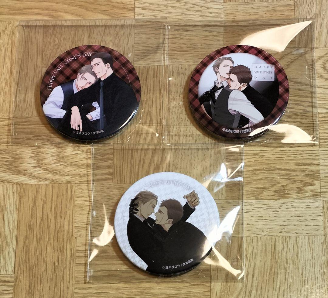 囀る鳥は羽ばたかない 缶バッチ 3種 矢代 百目鬼 プリロール - メルカリ