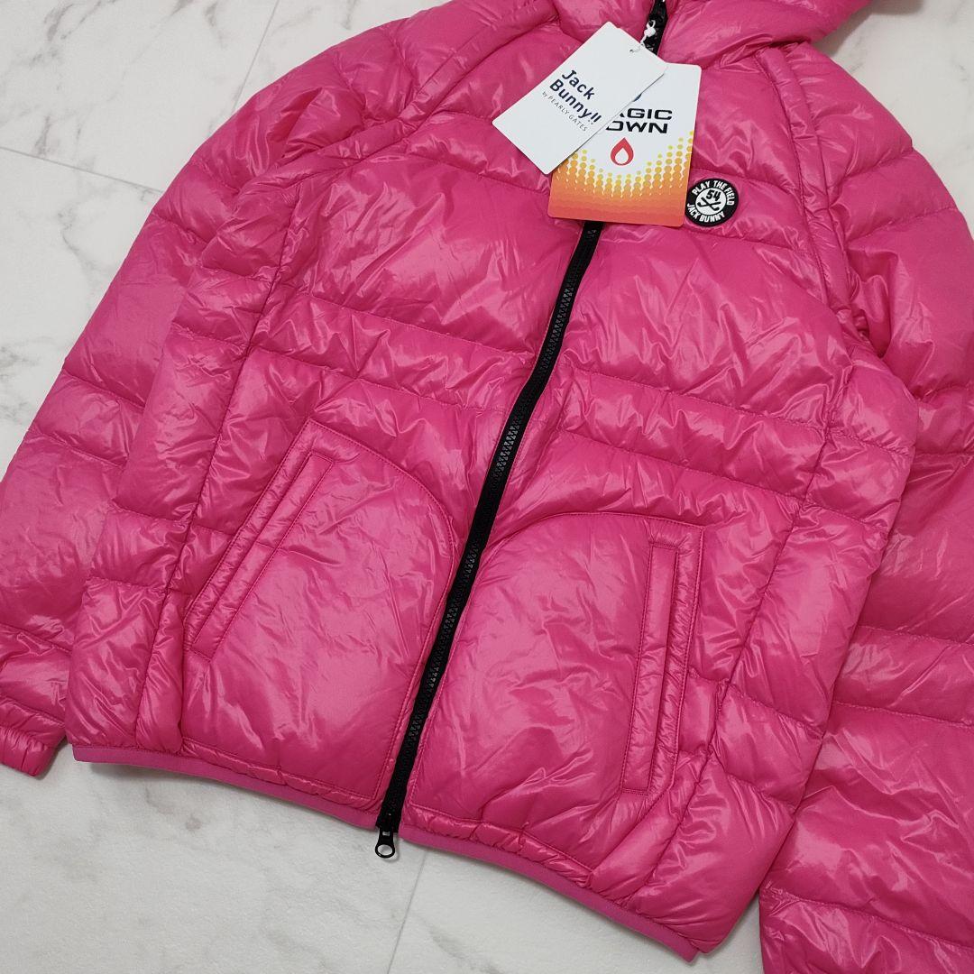 【新品タグ付き】ジャックバニー　マジックダウンジャケット　防寒　ピンク　サイズ1