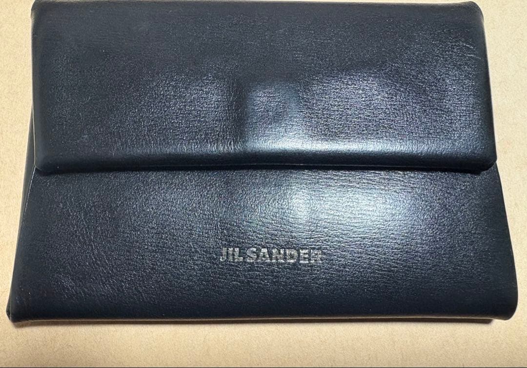 JIL SANDER（ジルサンダー）ブラックレザーカード ケースケース