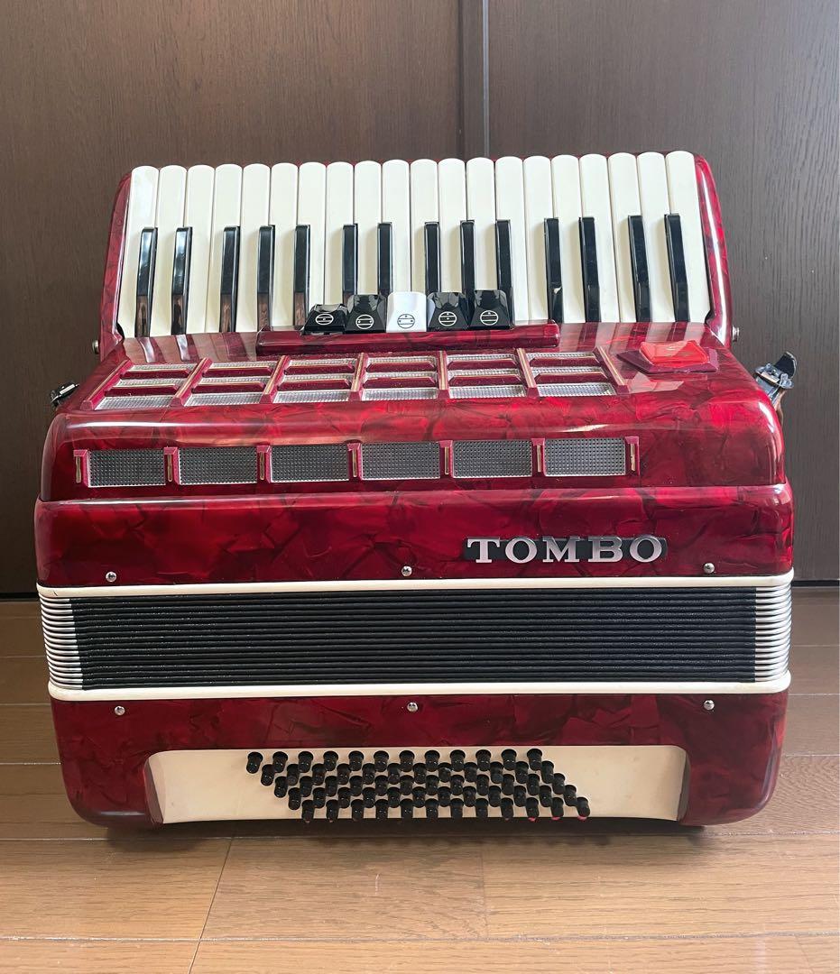 音出しOK】TOMBO BAI-LE トンボ アコーディオン GT-60