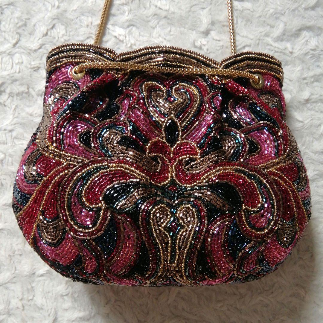 LUMY　はしもと　ビーズバッグ　モルティ