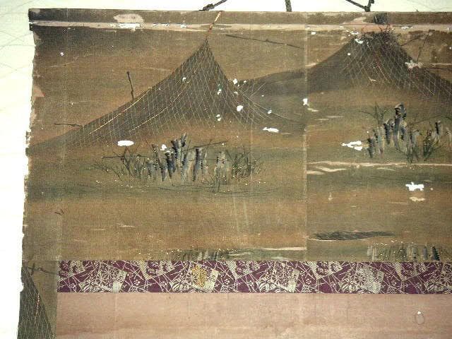 ♥【真作】　掛軸　三尾 暁峯　猛虎図　掛け軸　虎　寅　骨董　古玩