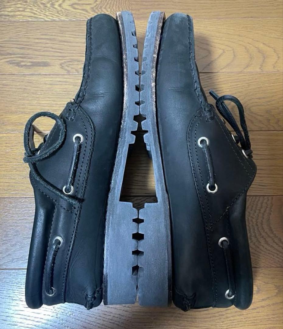 Timberland ティンバーランド 3eye モカシン 黒　27センチ