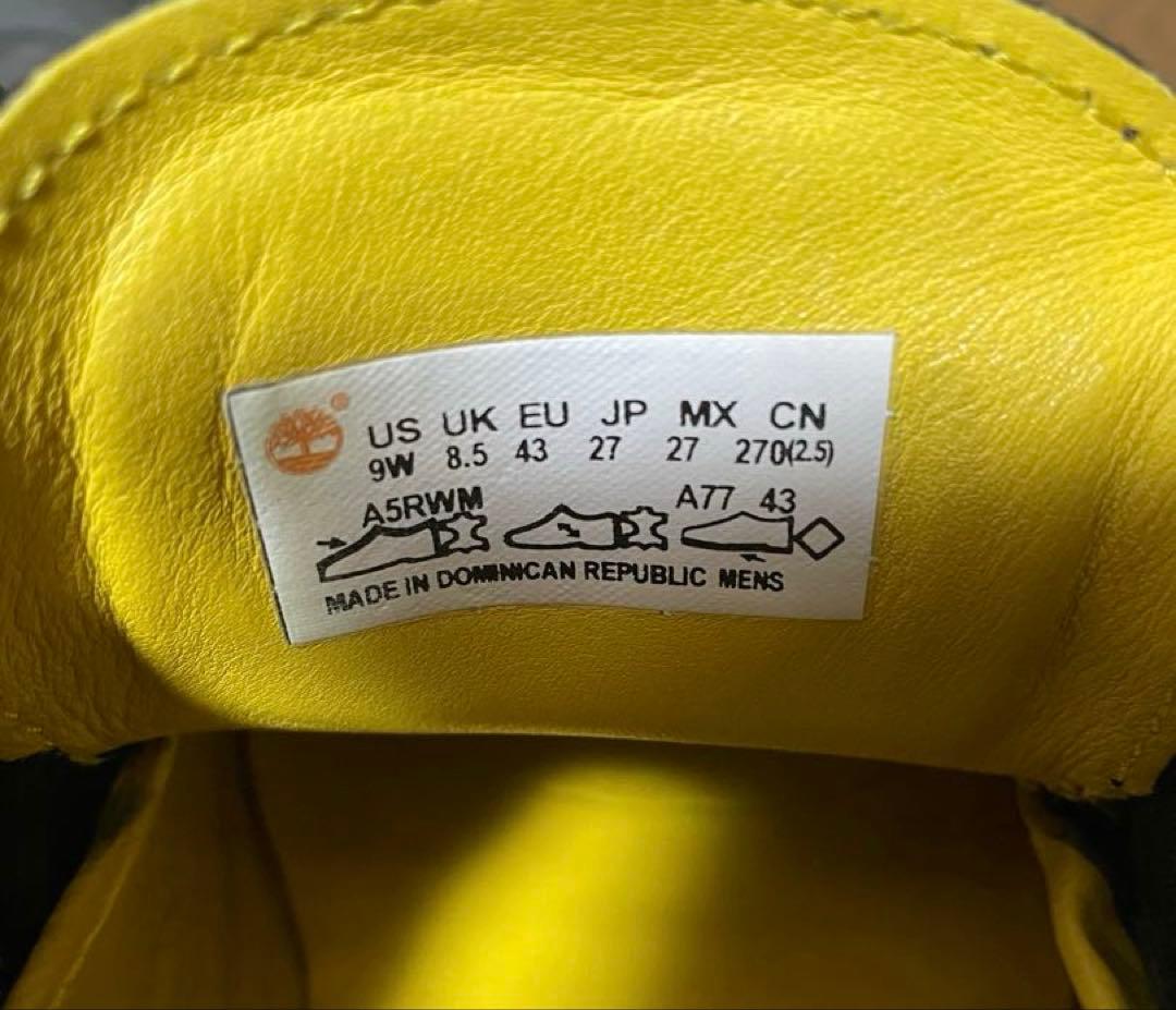 Timberland ティンバーランド 3eye モカシン 黒　27センチ