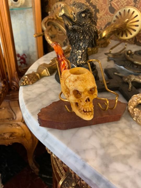 メシャムパイプ ヤニク ドクロ