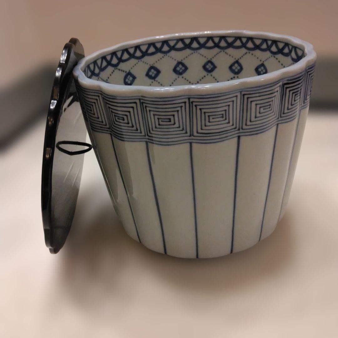 桶川水指 輪花 瓔珞紋 手塚祥堂作 共箱 茶道具