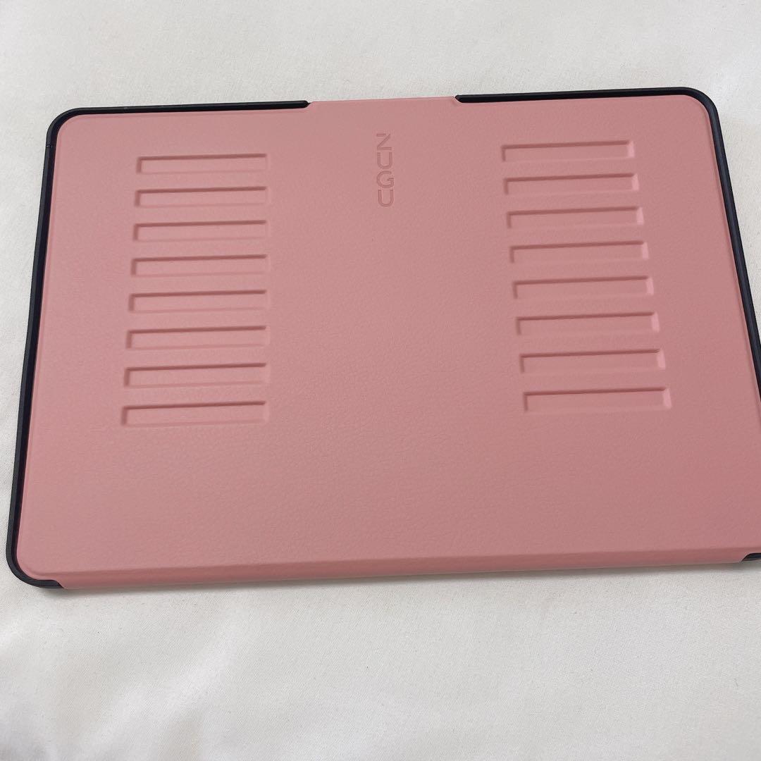 ZUGU iPadケース第9/8/7世代10.2インチ カバー ローズピンク