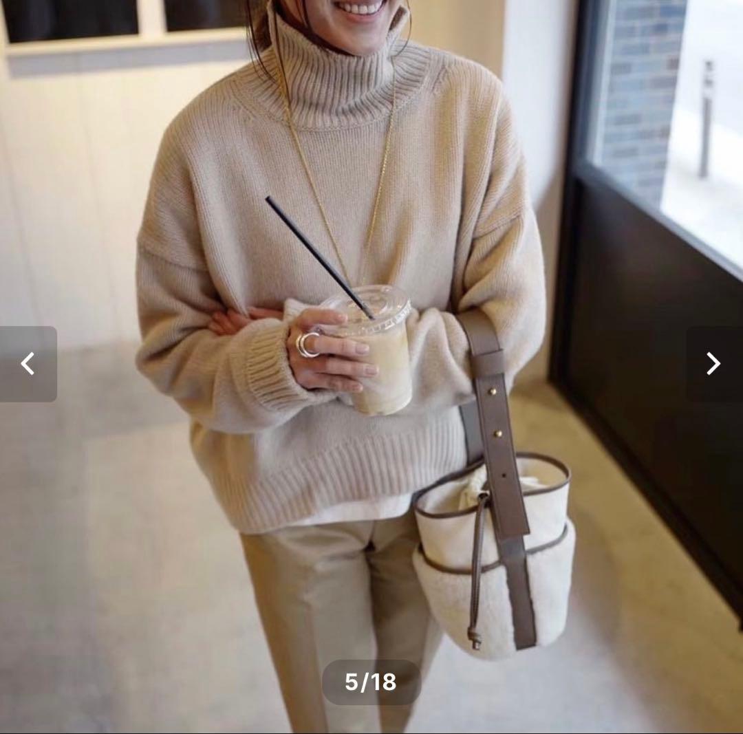 ayakoバッグ ムートン Mouton トープ 超美品です‼️