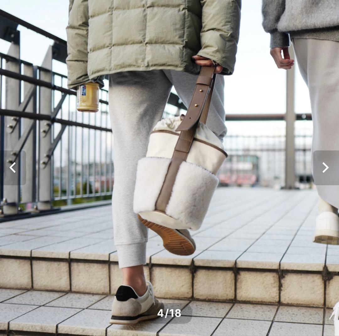 ayakoバッグ ムートン Mouton トープ 超美品です‼️