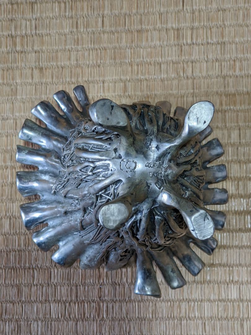 ♢西洋ヴィンテージ 純錫製フラワーベース 花器 花活け 美術工芸 骨董