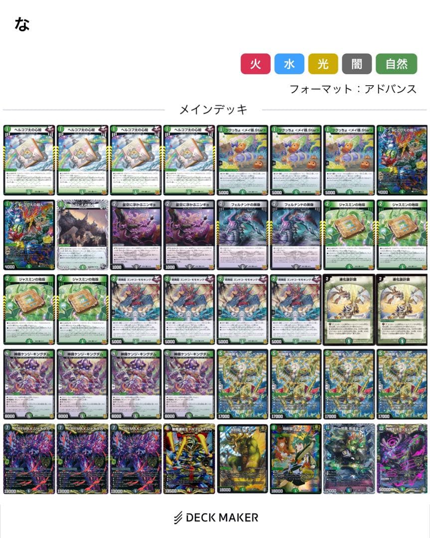 デュエマ ケンジキングダム デッキ