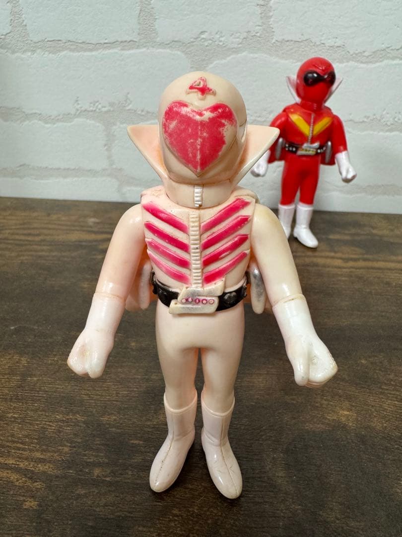 当時物】ポピー 秘密戦隊ゴレンジャー アカレンジャー モモレンジャー