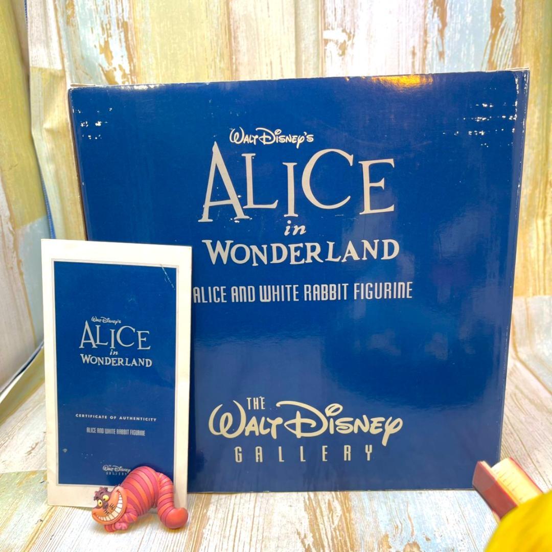 激レア★不思議の国のアリス 白うさぎ 小物入れ チェシャネコ フィギュア