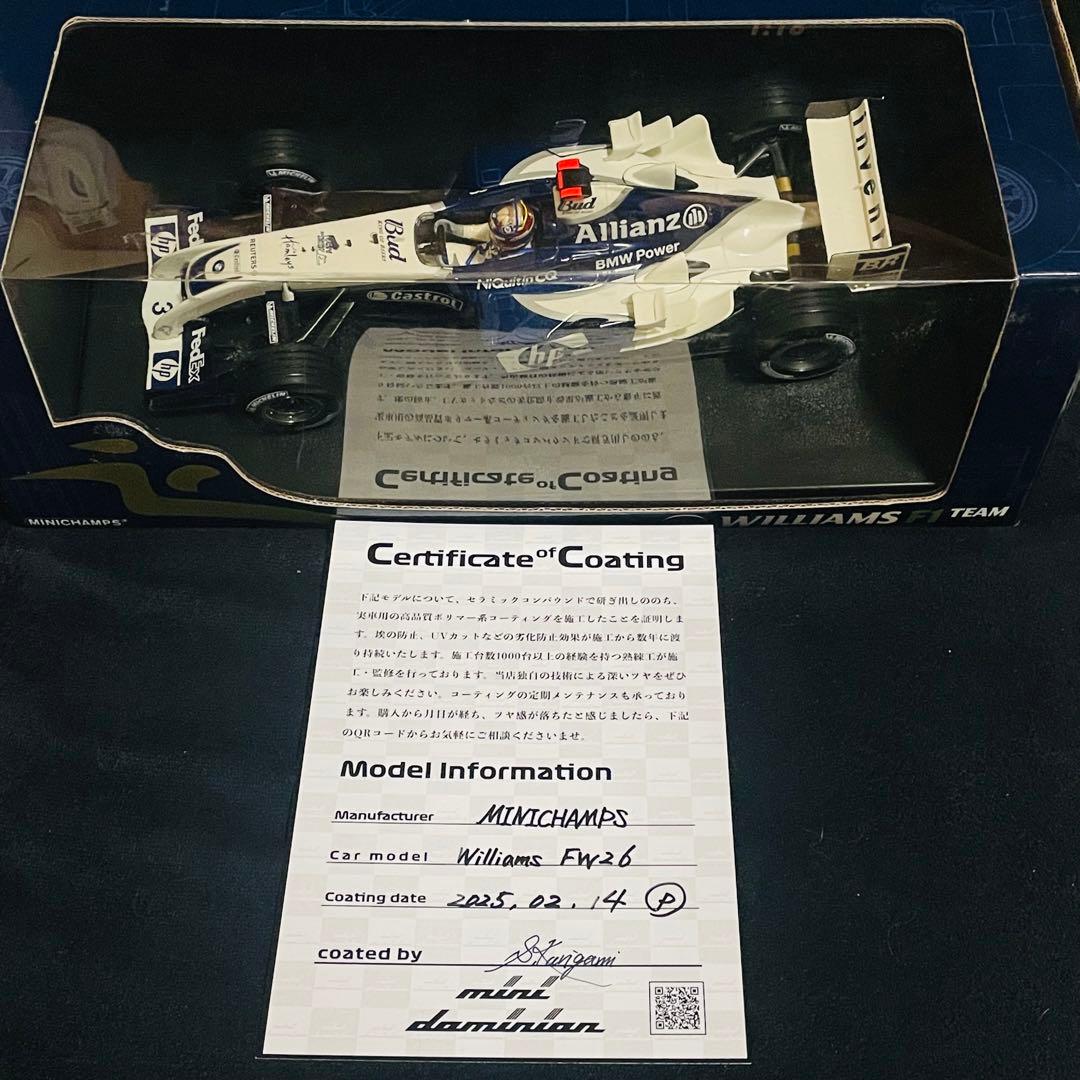 1/18 PMA ウィリアムズ BMW FW26 セイウチノーズ