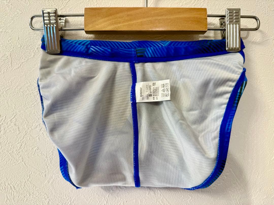 海*年様 speedo 競パン Sサイズ ブルー系