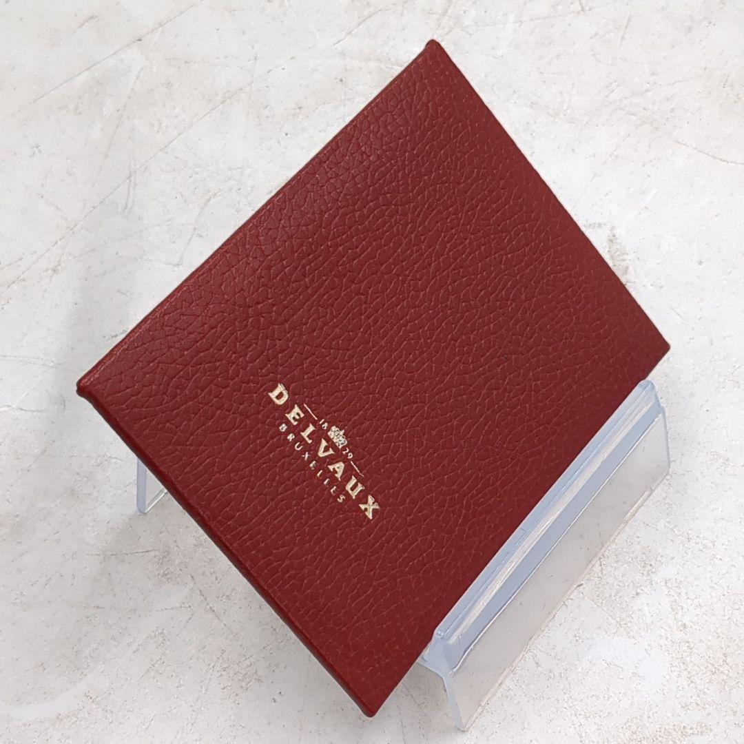 デルヴォー セピア　Dチャーム　トートバッグ　ミラー付き　赤